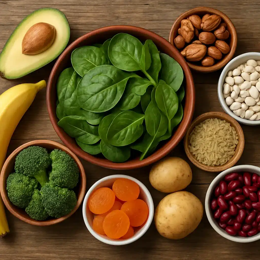 Co zawiera dużo potasu