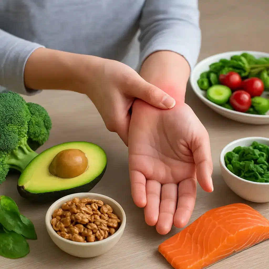 Zespół cieśni nadgarstka a dieta przeciwzapalna