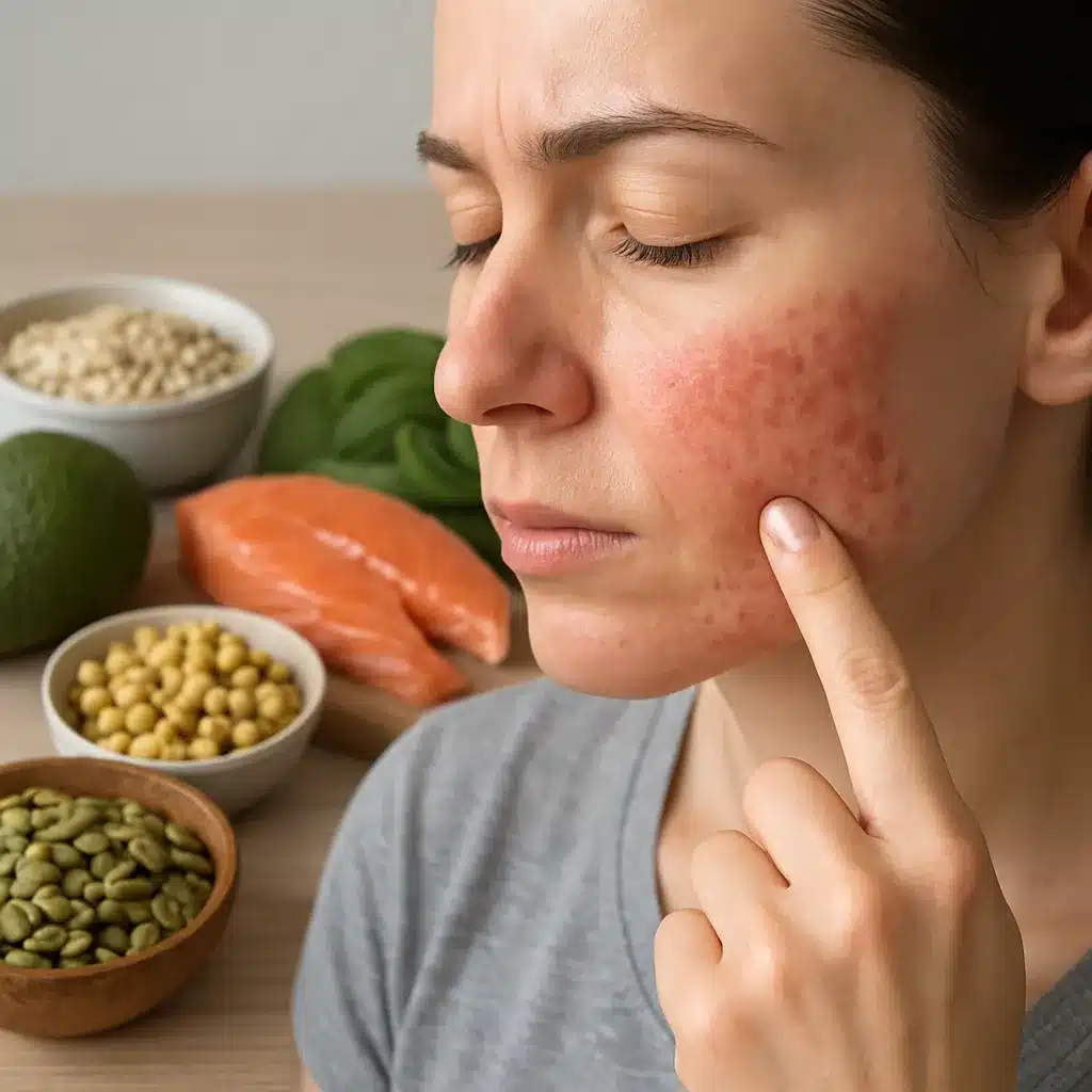 Stany zapalne skóry a dieta bogata w cynk