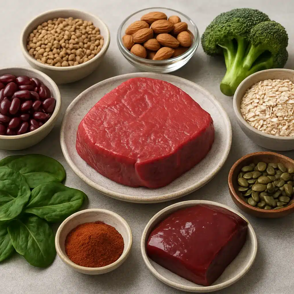 Co zawiera najwięcej żelaza