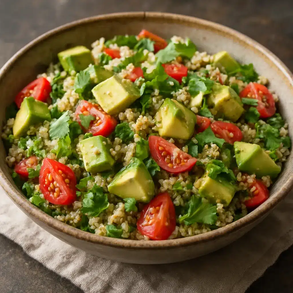 Sałatka z komosy i awokado – kuchnia fusion