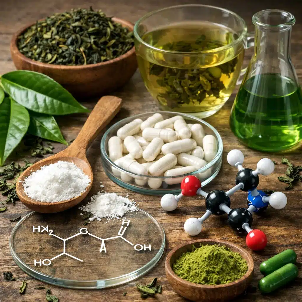 L-teanina z zielonej herbaty