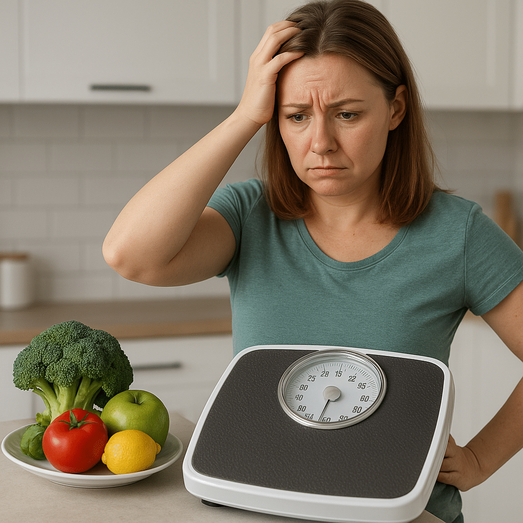 Dlaczego waga stoi w miejscu mimo diety