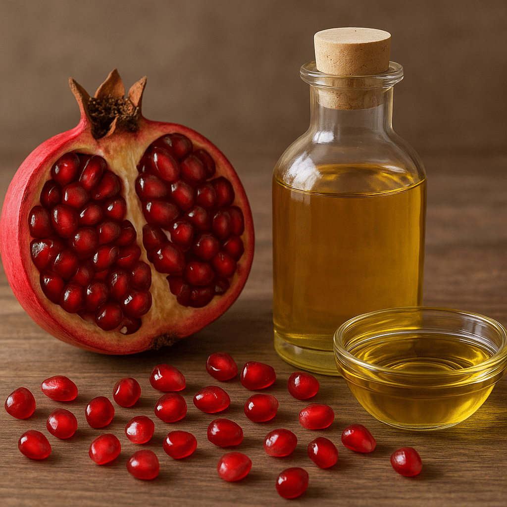 Kwas punicynowy – składnik oleju z granatu