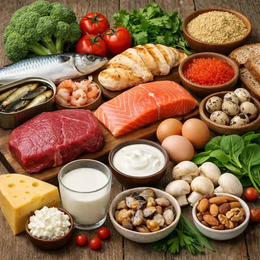 Co jeść przy niedoborze witaminy B12?