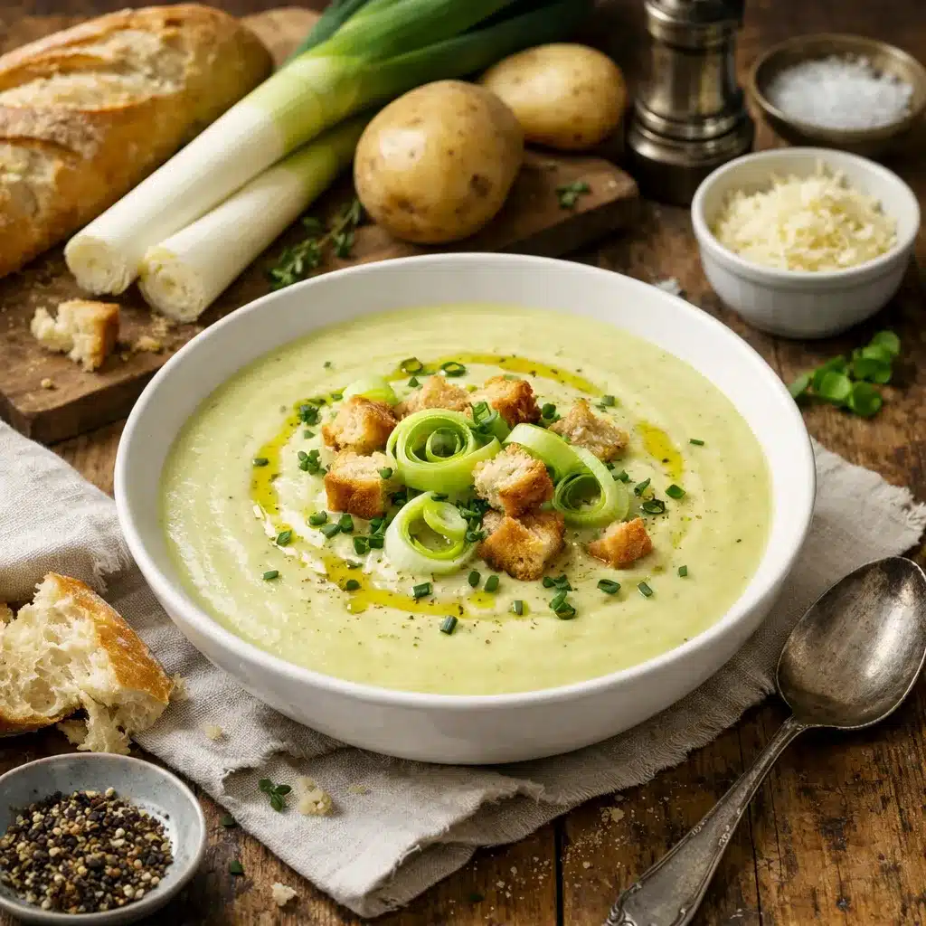 Zupa krem z pora i ziemniaka – kuchnia francuska