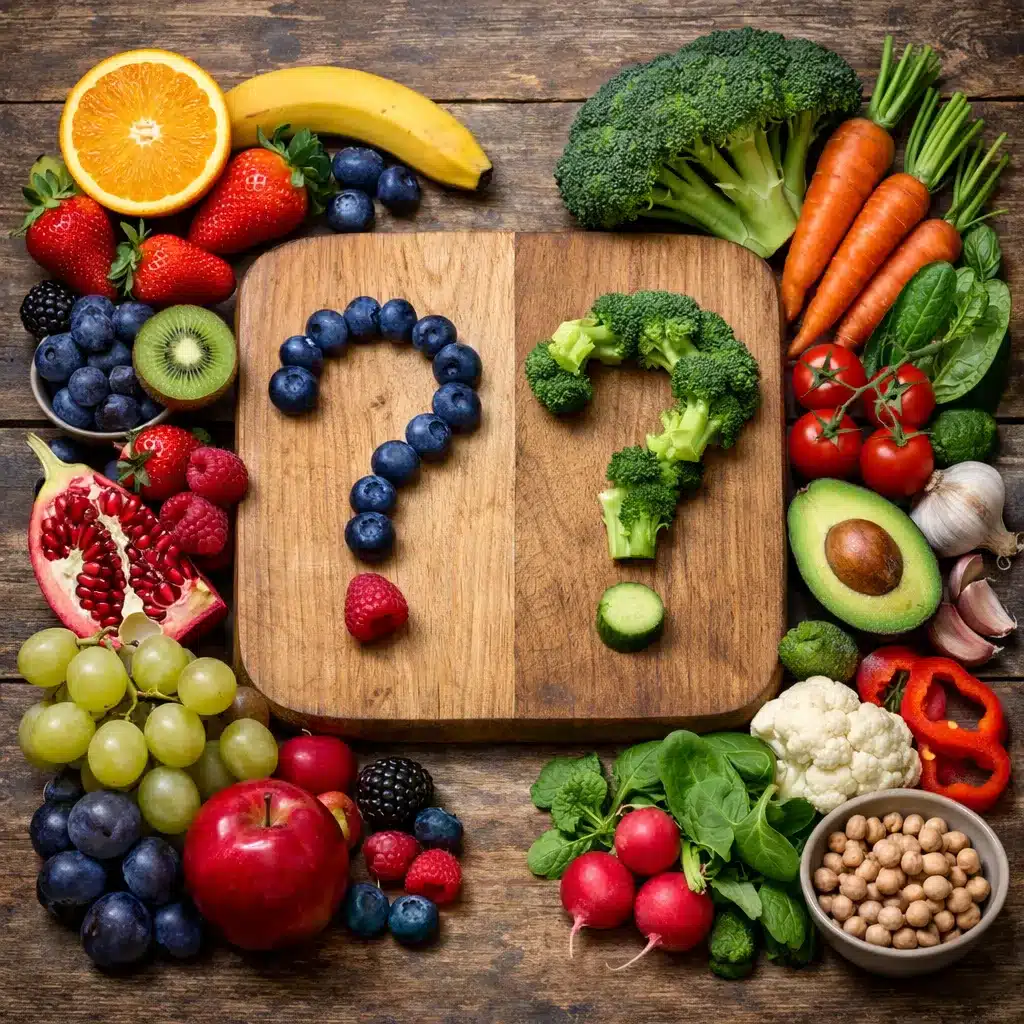 Czy owoce mogą zastąpić warzywa?