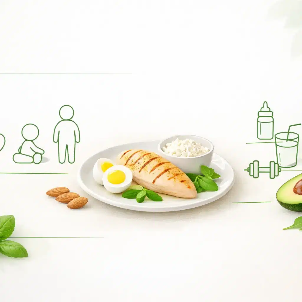 Ile białka potrzebuje dziecko w różnym wieku