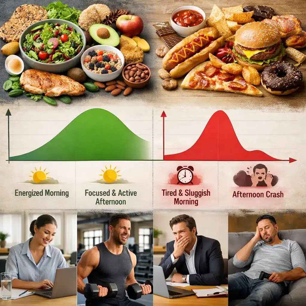 Jak dieta wpływa na poziom energii w ciągu dnia?