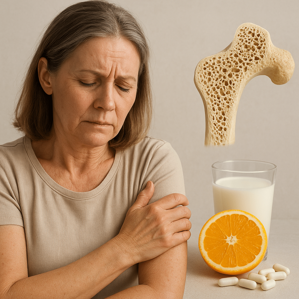 Osteoporoza pomenopauzalna a wapń i witamina D