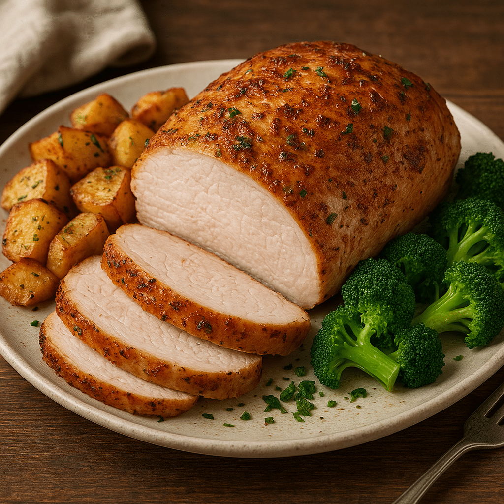 Pieczony filet z indyka – kuchnia europejska