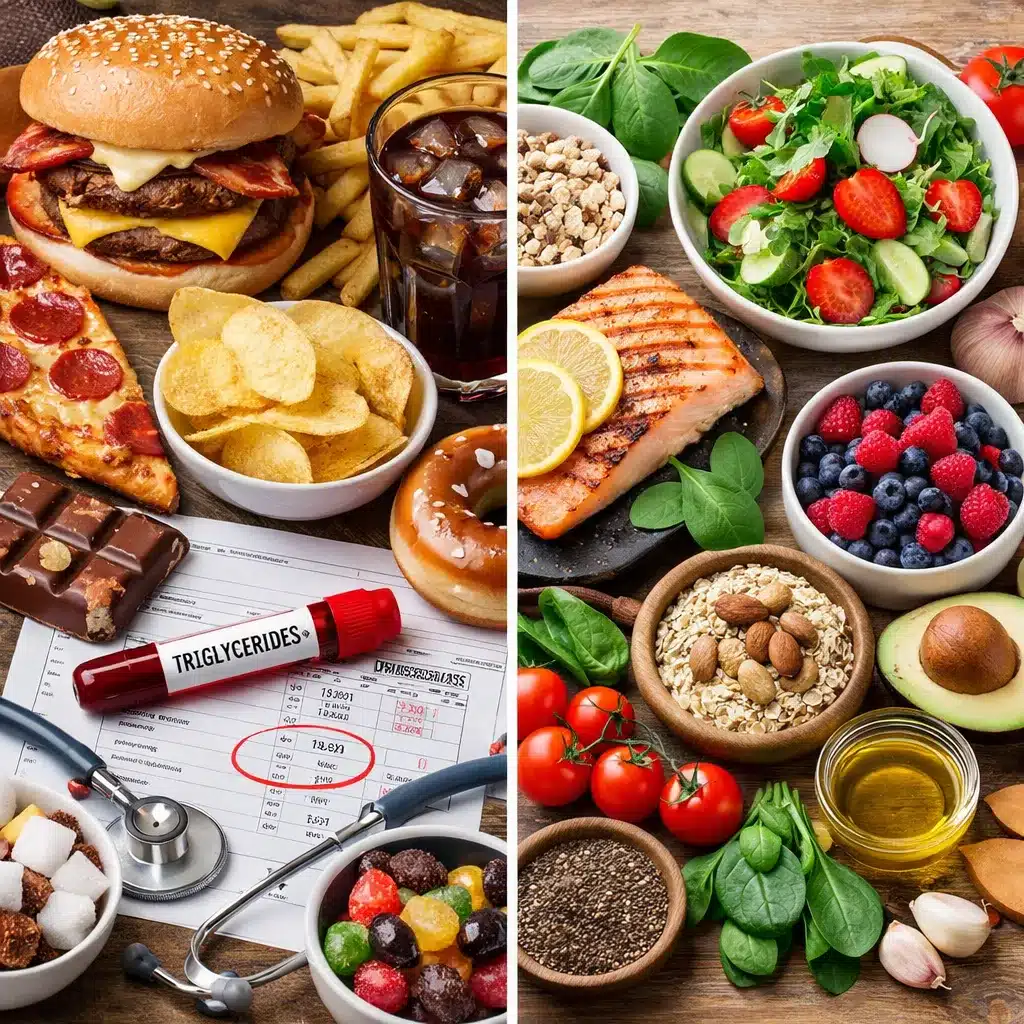 Jak dieta wpływa na poziom trójglicerydów?